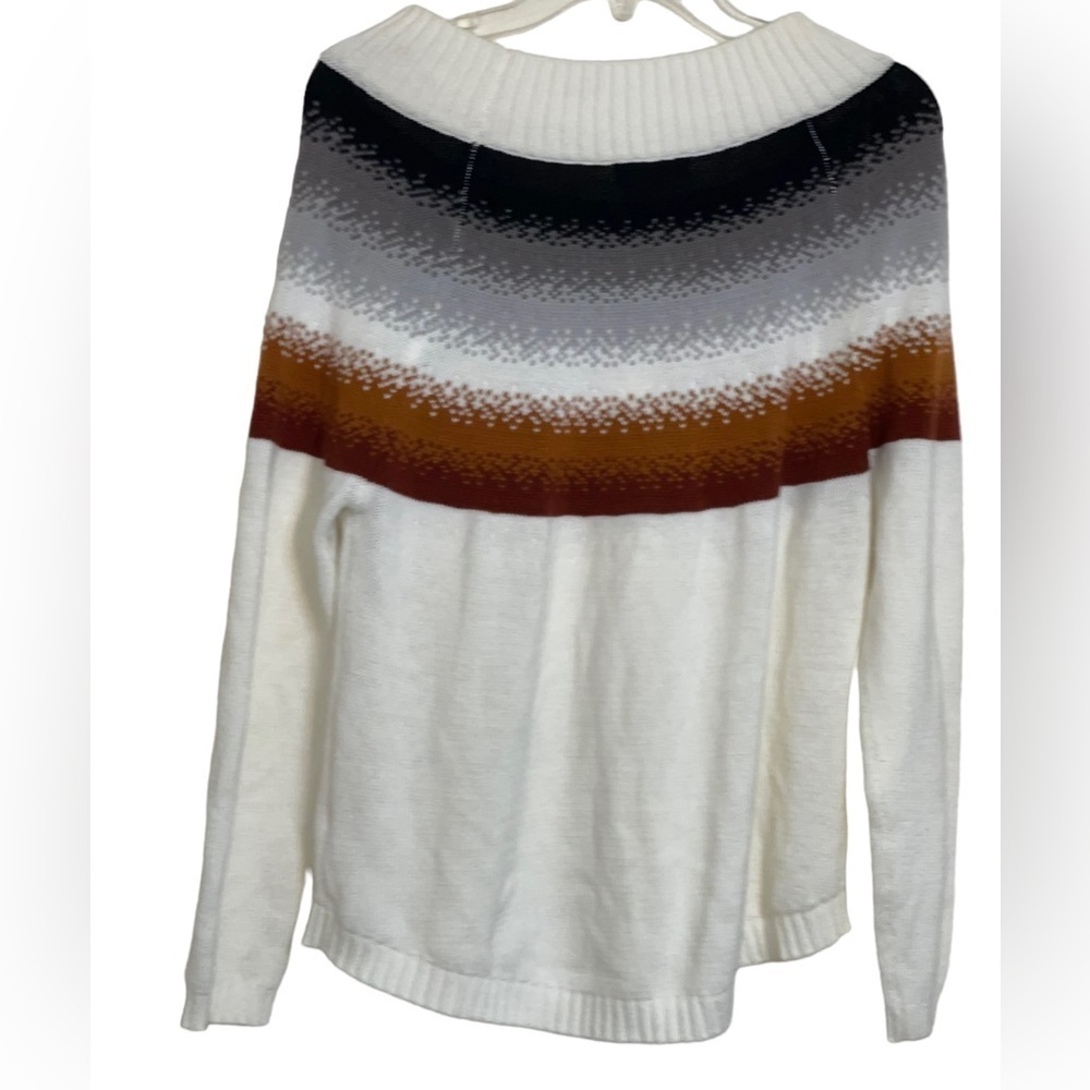 OVLA crew neck semi ombré pull over sweater. Size Med GUC